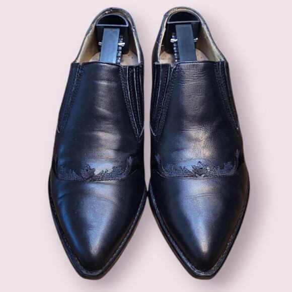 Vtg 90s NOS GUESS Western Ankle Boots Low Heel Booties Women’s 7.5 EUC - Picture 2 of 9